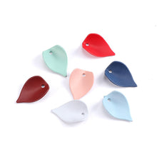 Load image into Gallery viewer, 10Pcs/Lot DIY Matte Acrylic Petals Charms Pendant Jewelry Findings Hand Made Resin Leaves Earrings Accessories for Needlework