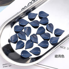 Load image into Gallery viewer, 10Pcs/Lot DIY Matte Acrylic Petals Charms Pendant Jewelry Findings Hand Made Resin Leaves Earrings Accessories for Needlework