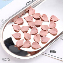 Load image into Gallery viewer, 10Pcs/Lot DIY Matte Acrylic Petals Charms Pendant Jewelry Findings Hand Made Resin Leaves Earrings Accessories for Needlework